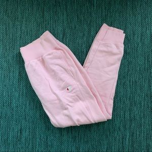 champion pink joggers
